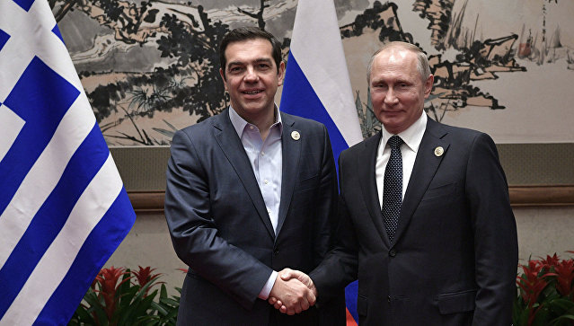Путин на встрече с Ципрасом отметил рост товарооборота между РФ и Грецией