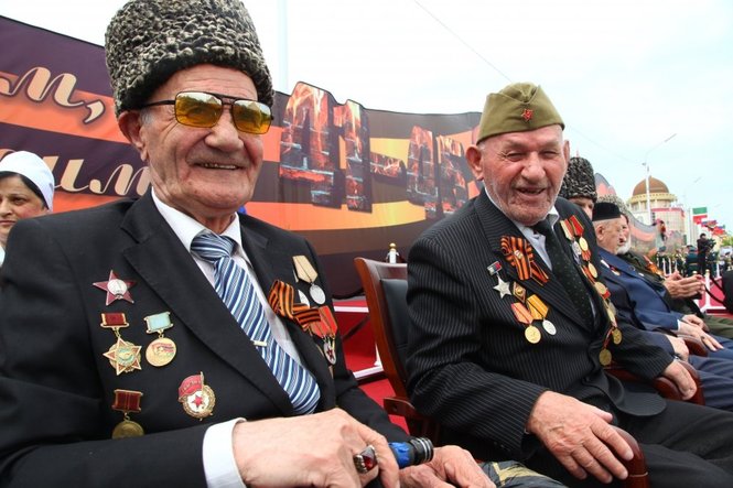 Парад Победы в Грозном 9 мая 2017